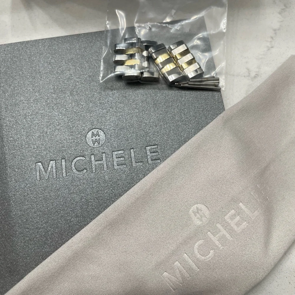 Michele Releve Two Tone Gold & Silver Watch - Picture 12 of 16